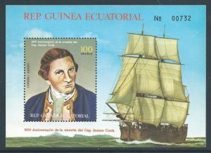 Equatorial Guinea #Michel 1247a NH Capt. James Cook Death Anniv. SS