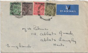 Burma to Abbots Langley, England 1937 (51967)