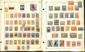 Bulgaria Stamp Collection on 75+ Scott International Pages, 1879-1976 (BC)