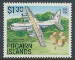 Pitcairn Islands SG 351  SC# 326 MNH  1989  Aircraft Aviation   see details s...