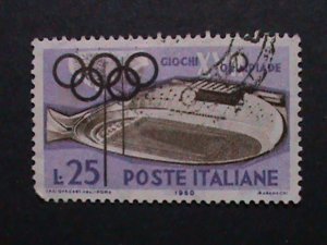 ​ITALIY-VERY OLD-OLYMPIC GAMES & STATIUMS USED STAMPS VF WE SHIP TO WORLD WIDE