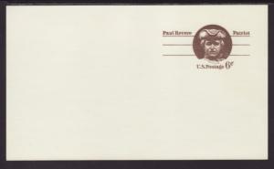US UX58 Paul Revere Postal Card Unused