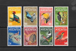 BIRDS - MALAYSIA #20-27 (read shipping exclusions) MNH