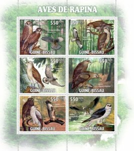 Guinea 2011 MNH - Raptors (Birds) 6v. Mi 5266-5271