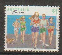 Australia SG 1192a FU  - perf 13 1/2 -  Australia Day