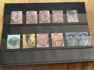 Queen Victoria Great Britain mounted mint or used stamps A12342