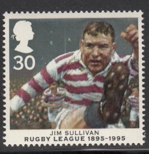 Great Britain 1995 MNH Scott #1631 30p Jim Sullivan Rugby League Centenary