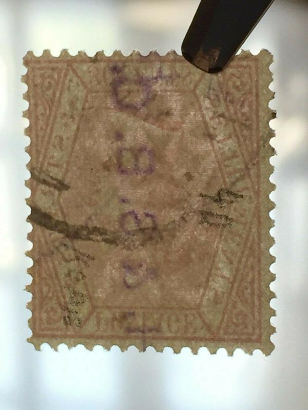 Malaya Straits Settlements 1891 QV 30c Used wmk CA inverted SG#69w M2073 