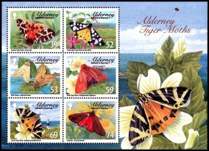 Alderney 2012 MNH Stamps Souvenir Sheet Scott 445a Insects Butterflies Moths