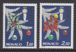 Monaco 1556-7 mnh