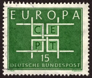 1963, Germany 15pfg, Used, Sc 867