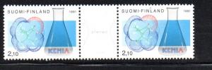 Finland Sc 877a 1991 Chemists Club stamp set mint NH