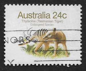 Australia #788A 24c Animals - Tasmanian Tiger