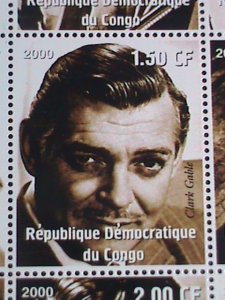 ​CONGO STAMP:2000 FAMOUS HOLLYWOOD MOVIES EVENTS STAMPS MNH FULL SHEET VF