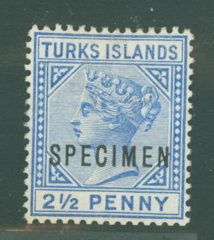 Turks Islands #52v  Single