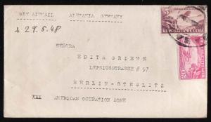 Cuba airmail cover to Germany[American Occupation Zone]-29-8