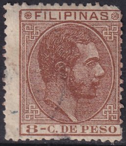 Philippines 1880 Sc 83 used light cancel