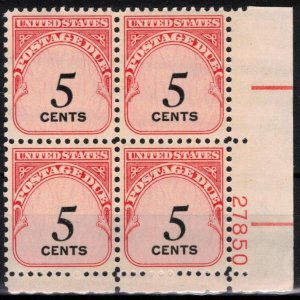 USA - Postage Due - Scott J93 MNH - Plate No 27850