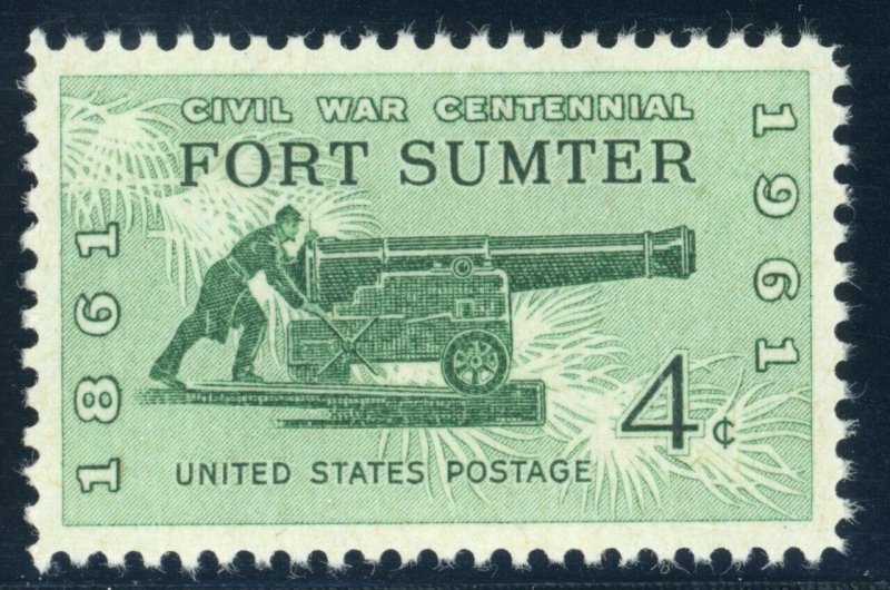 US Stamp #1178 Fort Sumter 4c - PSE Cert - Superb 98 - MNH - SMQ $65.00
