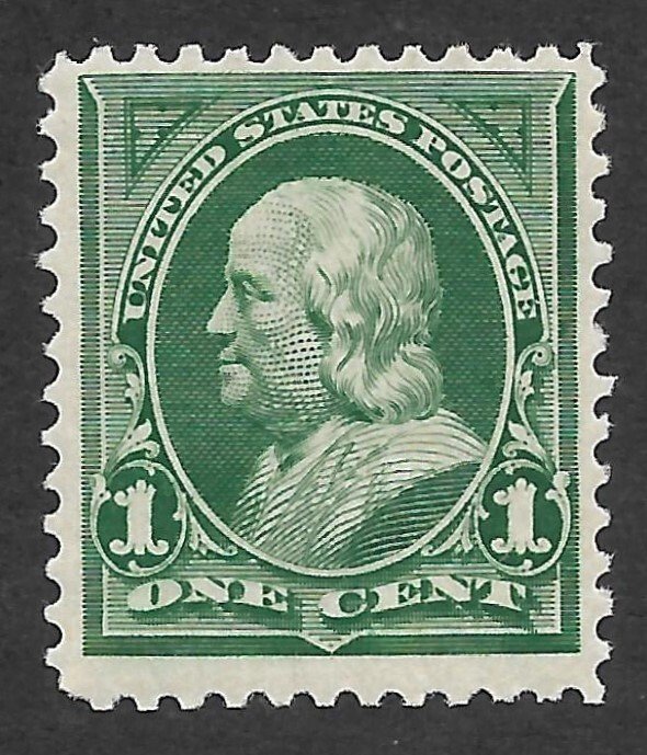 Doyle's_Stamps: PO Fresh 1898 MH Well Centered 1c Washington Issue, Scott  #279*