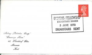 25608  GB -  POSTAL HISTORY: SPECIAL POSTMARK on CARD: DICKENS fellowship  1970