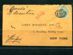 Great Britain #42 on Cover  Cat $450 - read   - Lakeshore Philatelics