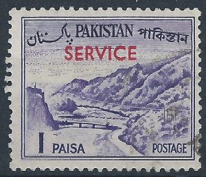 Pakistan 1963 - 1p Official - SGO91 used