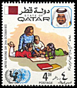Qatar 326, MNH, United Nations Day, UNICEF