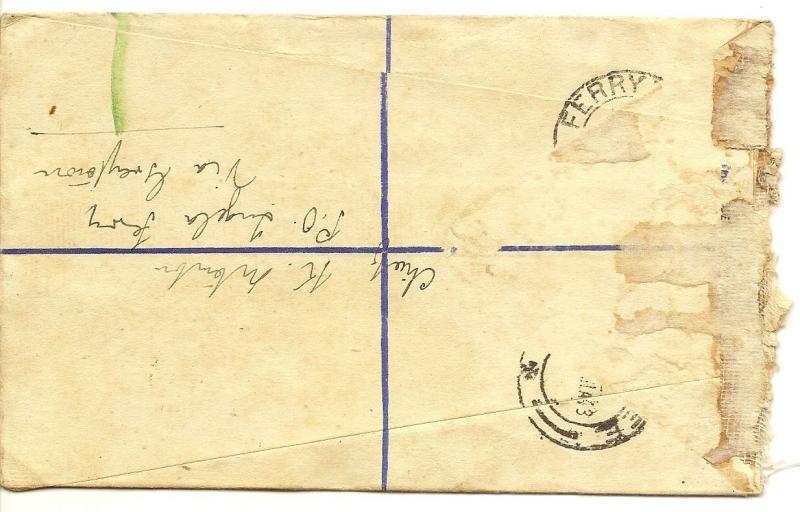 South Africa 1948 Registered Letter Tugela Ferry