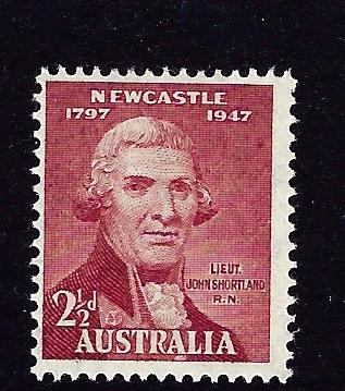 Australia 207 Lightly hinged 1947 Lieut. John Shortland