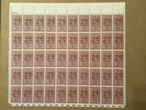 US Scott #1020 Louisiana Purchase Sesquicentennial Full Sheet MNH