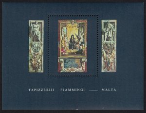 Malta Flemish Tapestries 4th series MS 1980 MNH SG#MS640