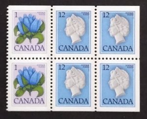 Canada 781b Booklet Pane VF MNH