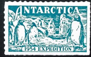 Antarctica 1954 Expedition Poster Stamp