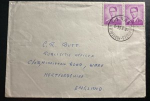 1964 Belgium Forces Military Post Office In Neheim Germany cover To England