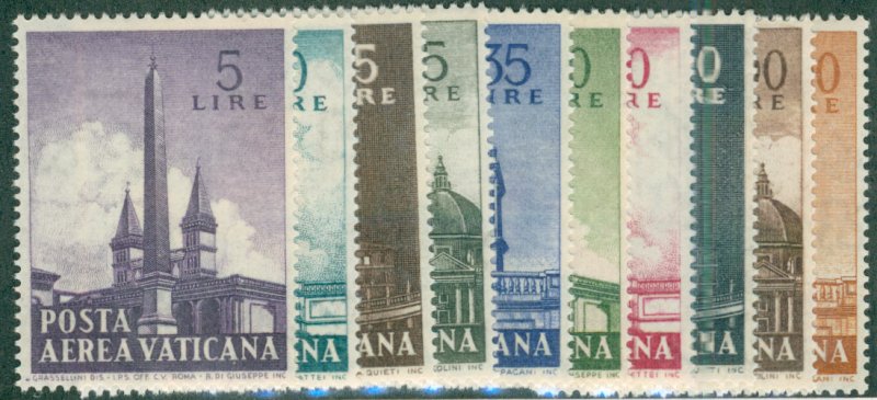 Vatican C35-44 NH SET CV $2.55 BIN $1.50