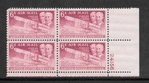 #C45 MNH Plate Block