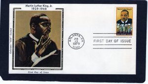 1771 Martin Luther King, Jr. FDC Colorano Silk