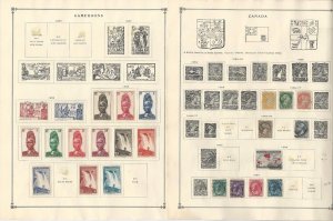 Canada & Cameroon Collection 1852-1940 on 10 Scott International Pages