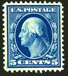 U.S. #335 MINT OG NH Crease