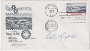 US 1164 Autographed FDC Signed by W.  Reynolds, Mayor of Providencec RI