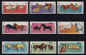 UMM AL QIWAIN 1969 - Horse breeds / complete set MNH