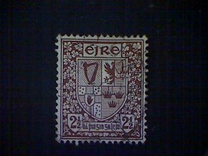 Ireland (Éire), Scott #110, used(o), 1941 General Issue, 2½d, Coat of Arms