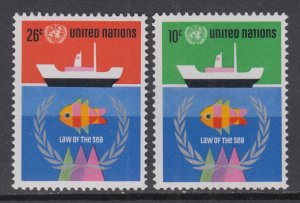 UN New York 254-255 MNH VF