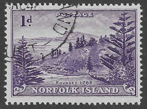 Norfolk Island (1947) - Scott # 2,    Used