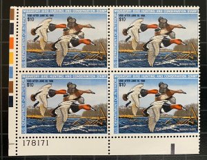 US Stamps-SC# RW54 - MNH - Plate Block Of 4 - CV $70.00