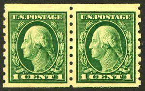U.S. #412 MINT PAIR OG NH
