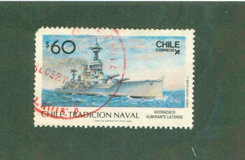 CHILE 752 USED CV$ 0.60 BIN$ 0.25