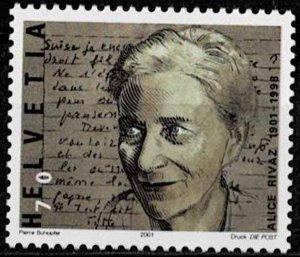 Switzerland 2001,Sc.#1093 MNH, Alice Rivaz (1901-98)