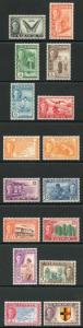 Sarawak SG171/85 KGVI 1950 set of 15 M/M